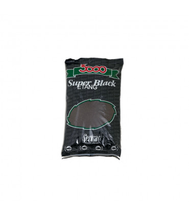 Zaneta Sensas 3000 Super Black Etang  1 kg
