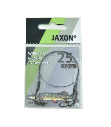 Przypon tytanowy Jaxon 25cm/15kg  2szt.(5)