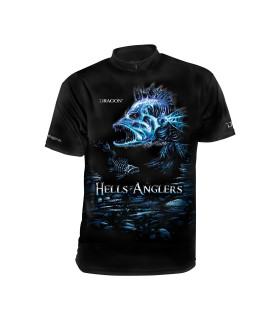 Koszulka T-shirt H.Anglers Okoń M czarno/niebi.*