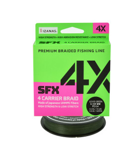 Plecionki Sufix SFX 4X Lo-Vis Green 135m