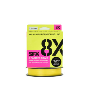 Plecionki Sufix SFX 8X Hot Yellow 135m
