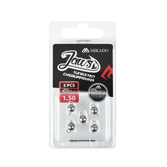 Czeburaszka wolframowa Mikado Jaws 1.5g 5 sztuk