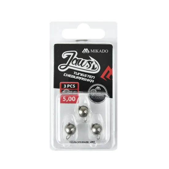 Czeburaszka wolframowa Mikado Jaws 5g 3 sztuki
