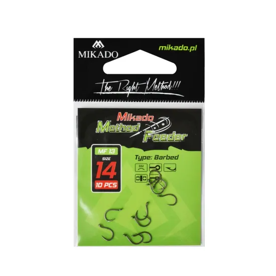 Haczyki methodowe Mikado HMF13 rozmiar 14 10 sztuk