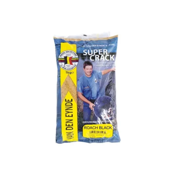 Zanęta wędkarska Super Crack Roach Black Marcel Van Den Eynde 1kg