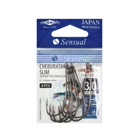 Haczyki spinningowe Mikado Sensual Cheburashka Slim rozmiar 3/0 8 sztuk