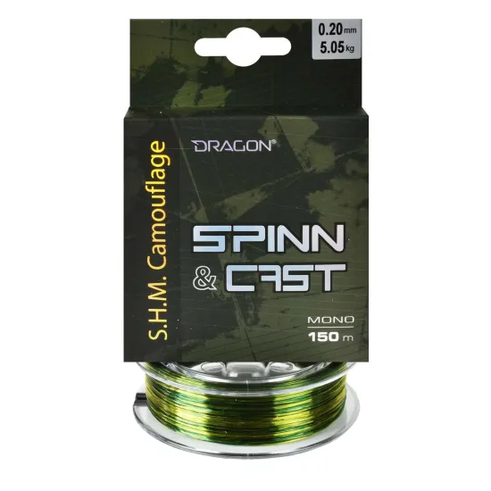 Żyłka spinningowa Dragon S.H.M. Camouflage Spinn & Cast 0.20mm 150m