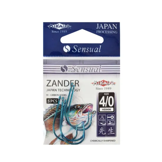 Haczyki method feeder Mikado Sensual Zander rozmiar 4/0 5 sztuk