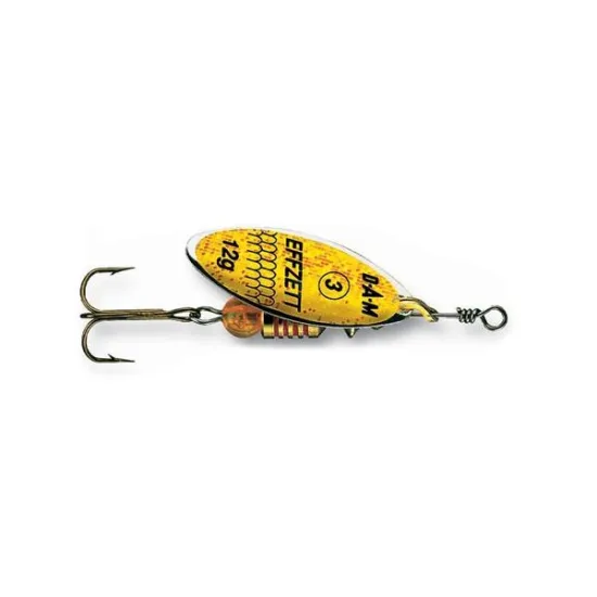 Błystka obrotowa Effzett Predator yellow-glitter 12g