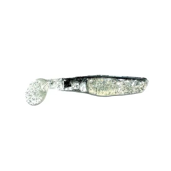 Ripper, kopyto Mann's 7cm BB MFCL przezroczysty / srebrny brokat