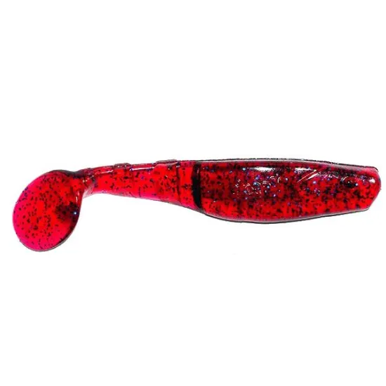 Ripper, kopyto Mann's 9cm PU wiśniowy / niebieski brokat