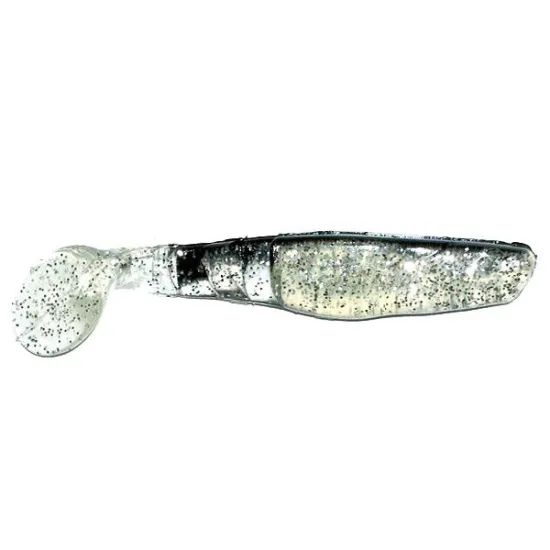 Ripper, kopyto Mann's 9cm BB MFCL przezroczysty / srebrny brokat
