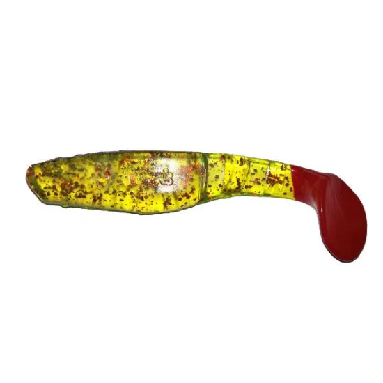 Ripper, kopyto Mann's 8 cm RT RFCH seledyn / czerwony brokat