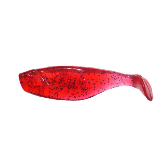 Przynęta ripper Mann''s 6,0 cm PU wiśniowy / niebieski brokat
