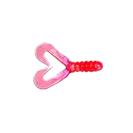Twister Manns 4,5 cm MFST czerwony z brokatem