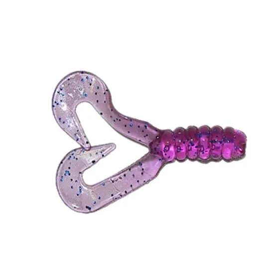 Twister Manns 4,5 cm EG granatowy z brokatem