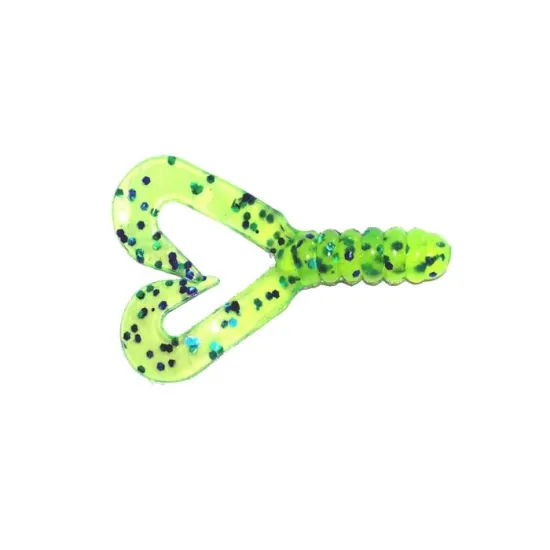 Twister Manns 4,5 cm CHGBF seledyn z zielonym brokatem