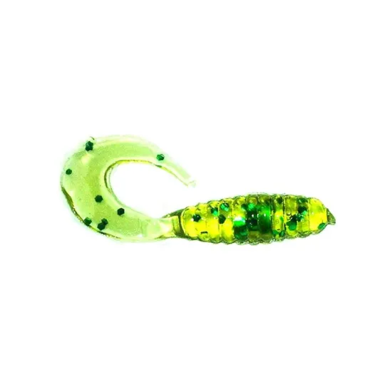 Twister Manns 3,0 cm KUD oliwkowy / zielony brokat