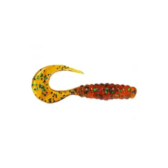 Twister Manns 3,0 cm WH miodowy / zielony brokat