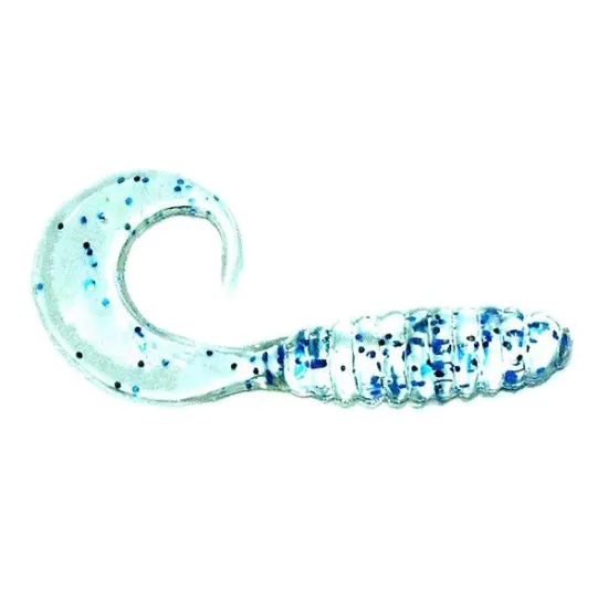 Twister Manns 3,0 cm BFCL przezroczysty / niebieski brokat