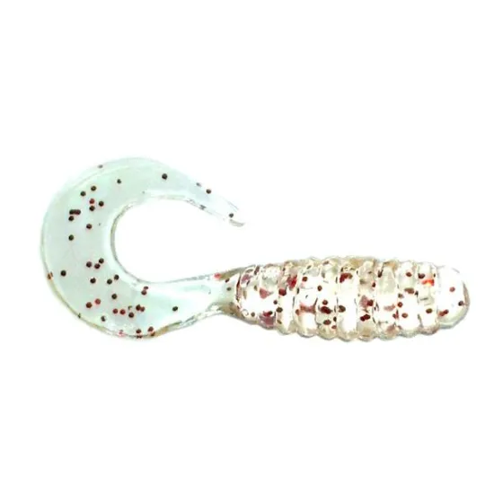 Twister Manns 3,0 cm RFCL przezroczysty / czerwony brokat