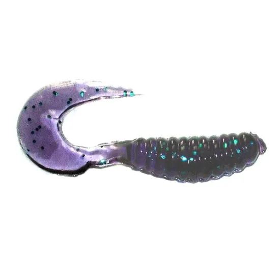 Twister Manns 3,0 cm JB garnat / zielony brokat