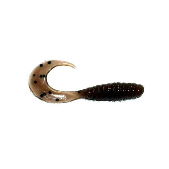 Twister Manns 4,0 cm PS brązowy z "pieprzem"