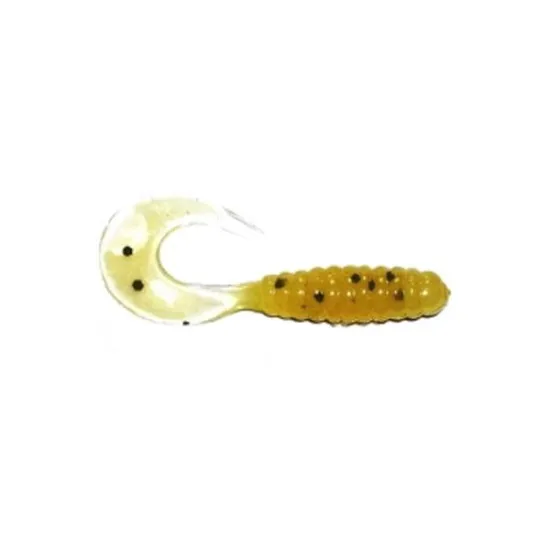 Twister Manns 4,0 cm YPS słomkowy z "pieprzem"