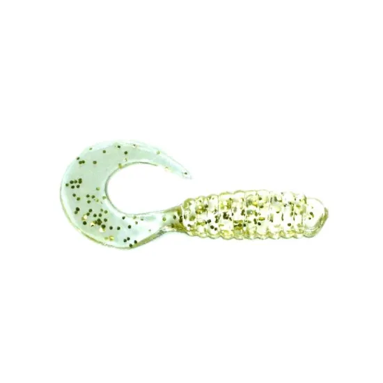 Twister Manns 4,0 cm GFCL przezroczysty / złoty brokat