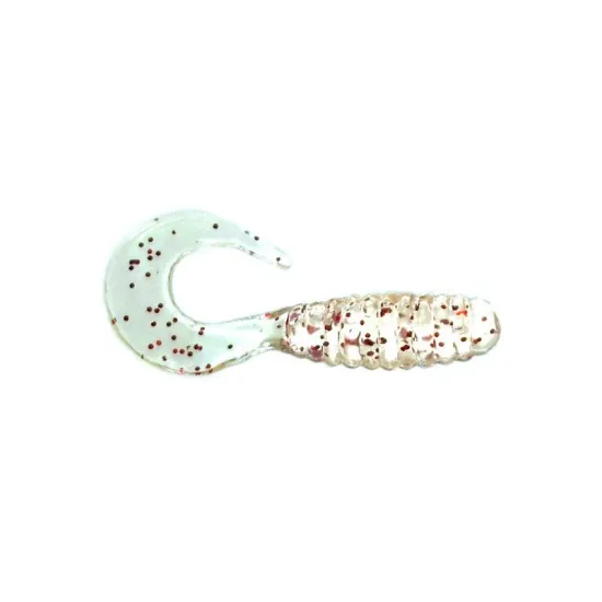Twister Manns 4,0 cm RFCL przezroczysty / czerwony brokat