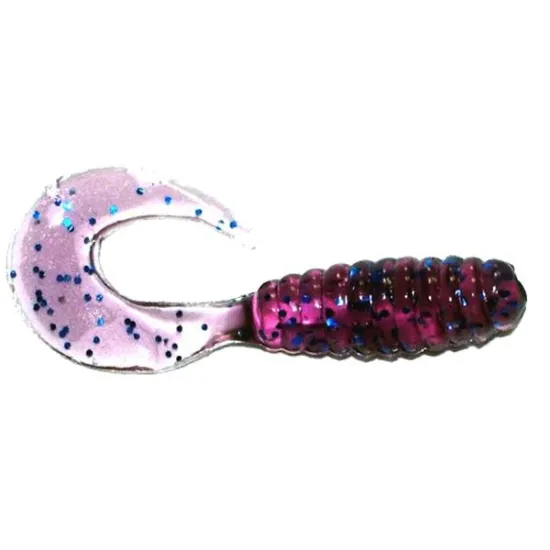 Twister Manns 4,0 cm EG granat z brokatem