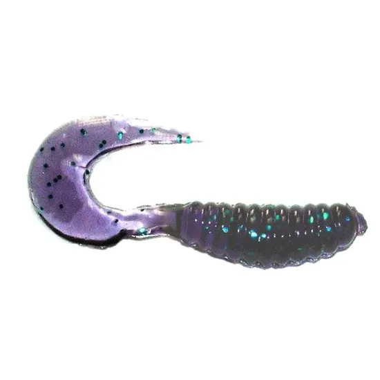 Twister Manns 4,0 cm JB granat / zielony brokat