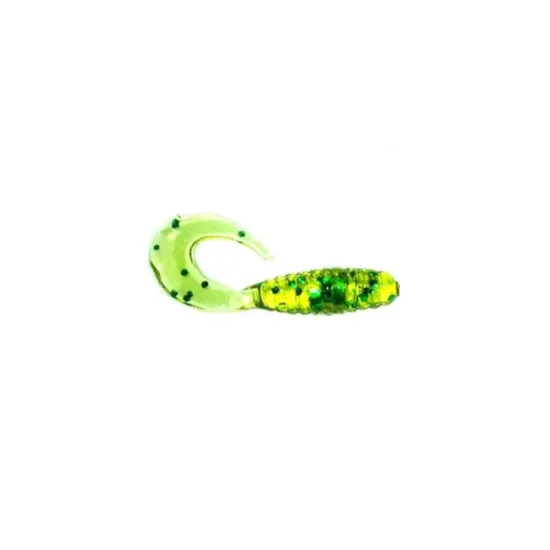 Twister Manns 5,5 cm KUD oliwkowy / zielony brokat