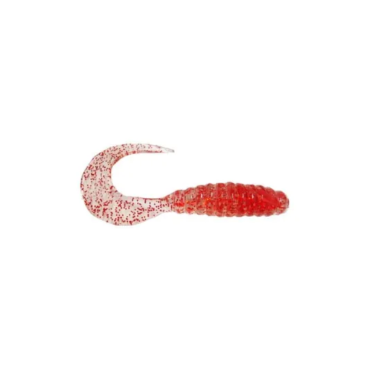 Twister Manns 5,5 cm RFCL przezroczysty / czerwony brokat