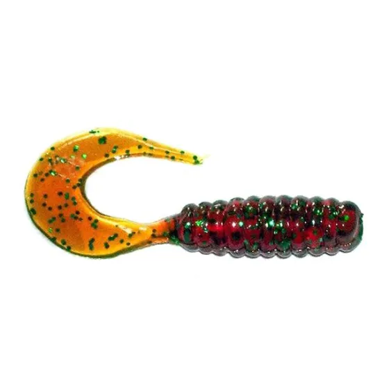 Twister Manns 5,5 cm GNFMO motor oil / zielony brokat