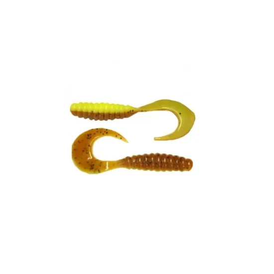 Twister Manns 5,5 cm PSCH zielono-brązowy z"pieprzem"