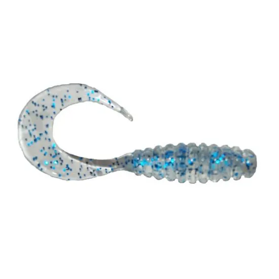 Twister Manns 7 cm BFCL przezroczysty / niebieski brokat