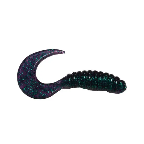 Twister Manns 7 cm JB granatowy/ zielony brokat