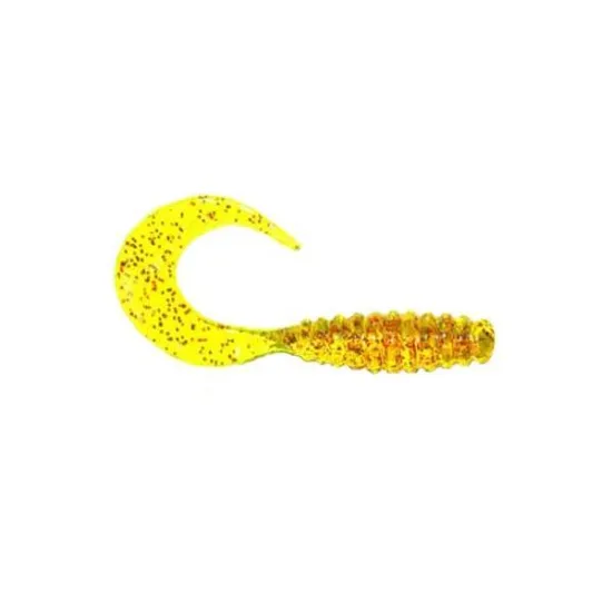 Twister Manns 4,5 cm RFCH seledyn / czerwony brokat