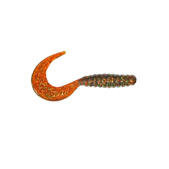 Twister Manns 7 cm Momix motor oil / kolorowy brokat