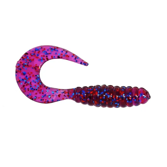 Twister Manns 4,0 cm EGRF granat czerwony brokat