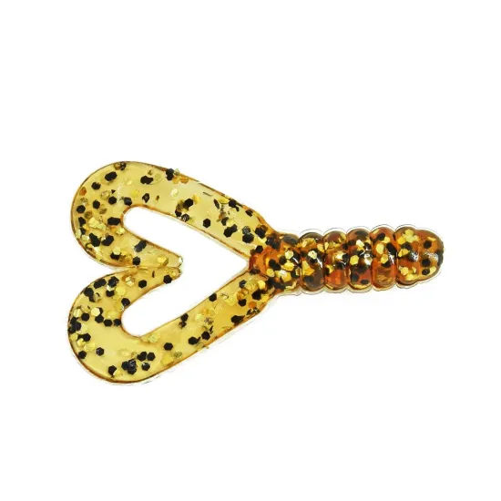 Twister Manns 4,5 cm ASGF miodowy złoty brokat