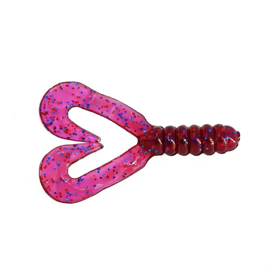 Twister Manns 4,5 cm EGRF granat czerwony brokat