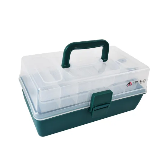 Pudełko wędkarskie ABM 304 zielone Mikado 34x17x14cm