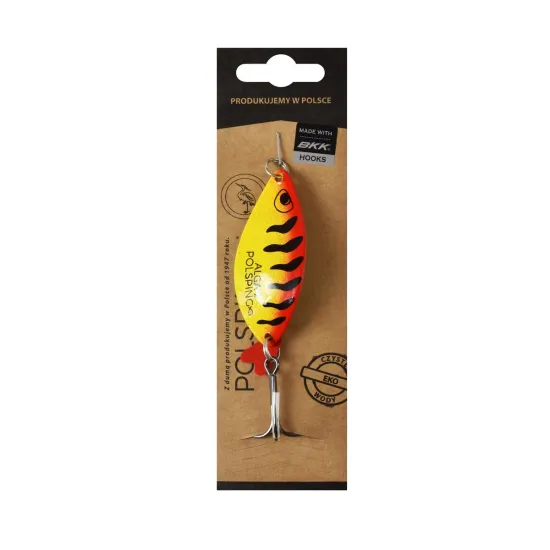 Błystka wahadłowa Polsping Alga Yellow Tiger "2" 21g