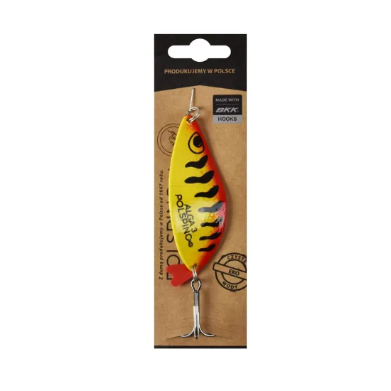 Błystka wahadłowa Polsping Alga Yellow Tiger "3" 30g