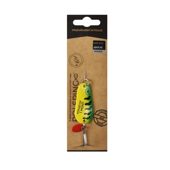 Błystka wahadłowa Polsping Gnom Green Tiger "1" 14g