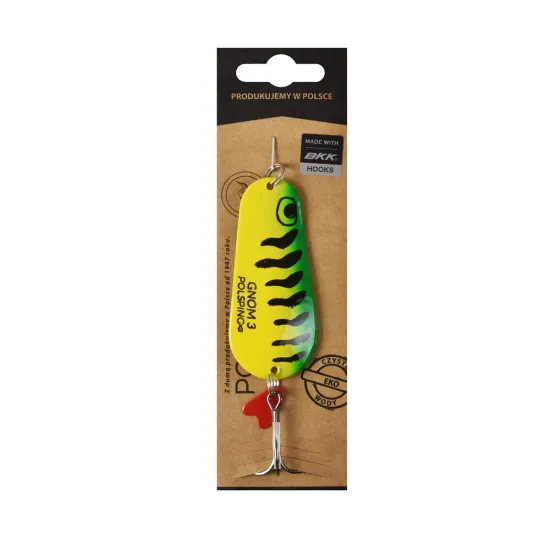 Błystka wahadłowa Polsping Gnom Green Tiger "3" 30g