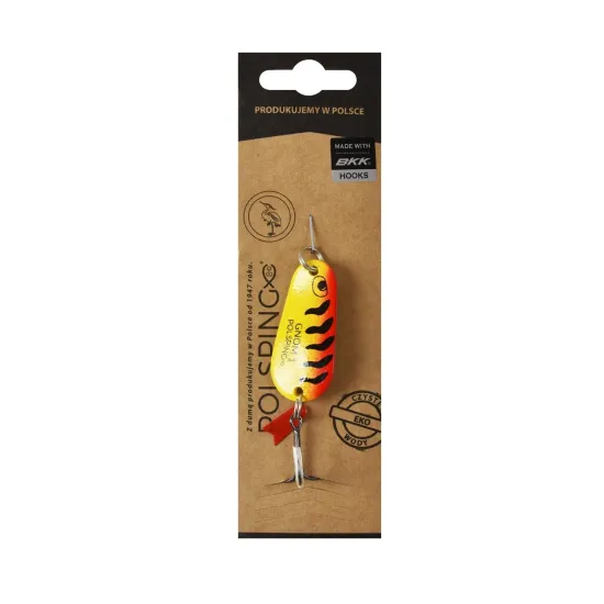 Błystka wahadłowa Polsping Gnom Yellow Tiger "1" 14g
