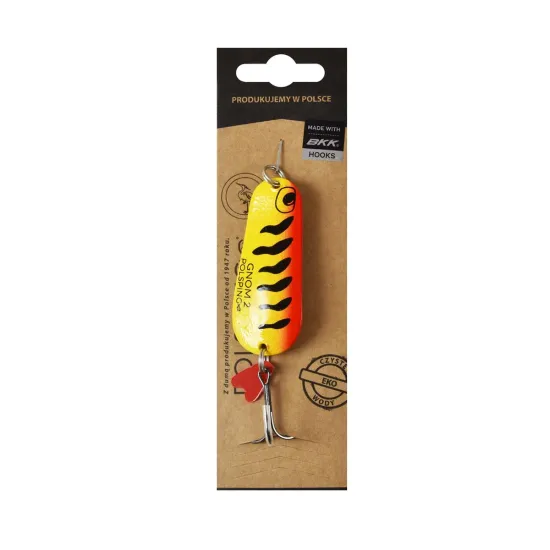 Błystka wahadłowa Polsping Gnom Yellow Tiger "2" 24g